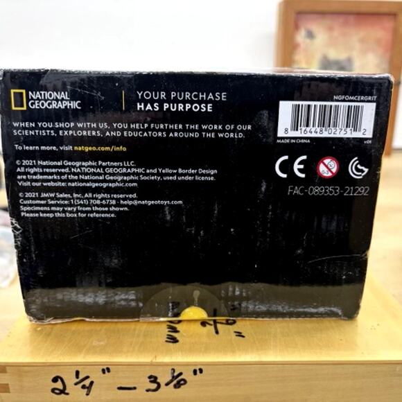 VIYUKI 6LBS Dual Drum Rock Tumbler w/ National Geographic Gemfoam Kit - Picture 11 of 11